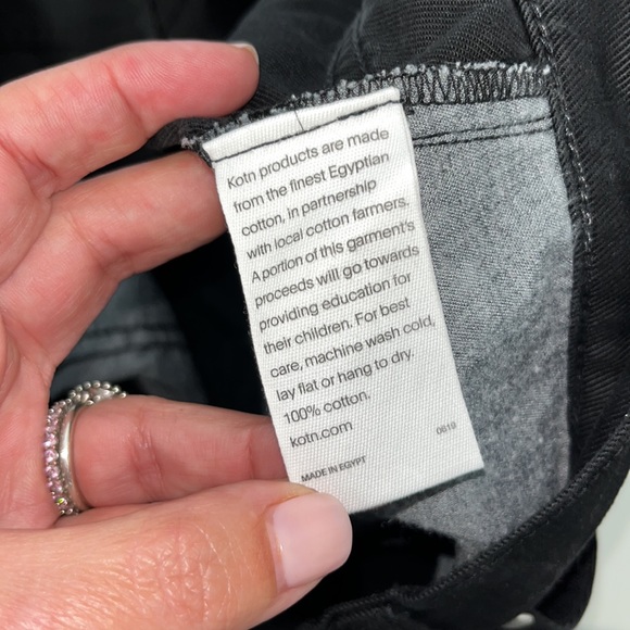 NWOT KOTN Black Jeans Straight Leg High Rise - Picture 7 of 11